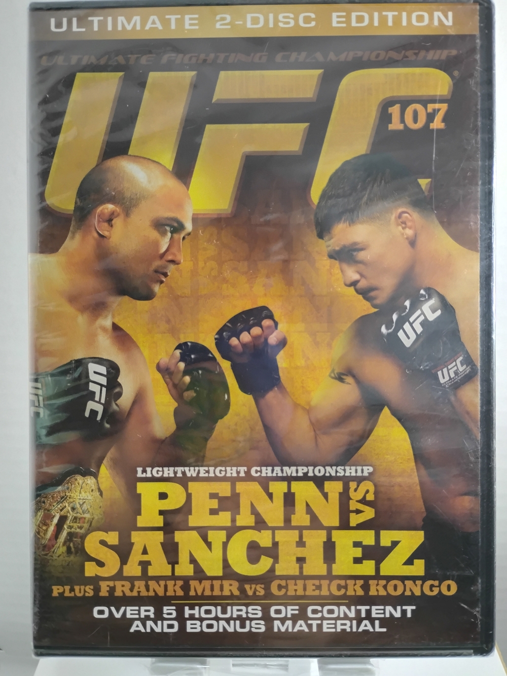 UFC 107 Penn vs Sánchez 2-Disc Edition - Yellow & Black